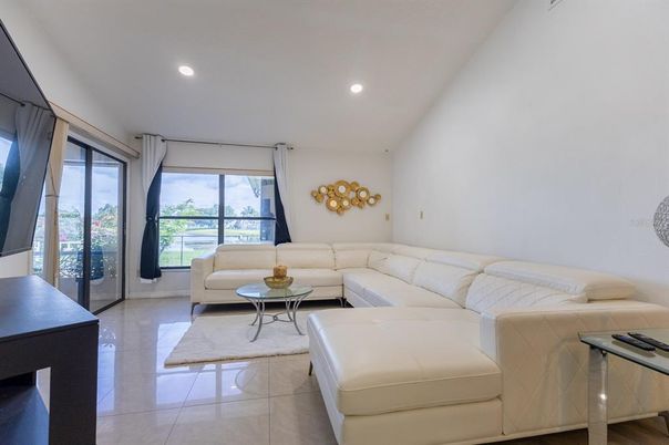 Interior, Living room, Recessed Lighting