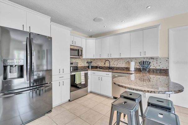 Interior, Kitchen, Recessed Lighting, Stainless Steel Appliances