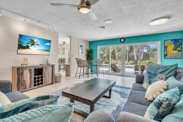 Interior, Living room, Recessed Lighting