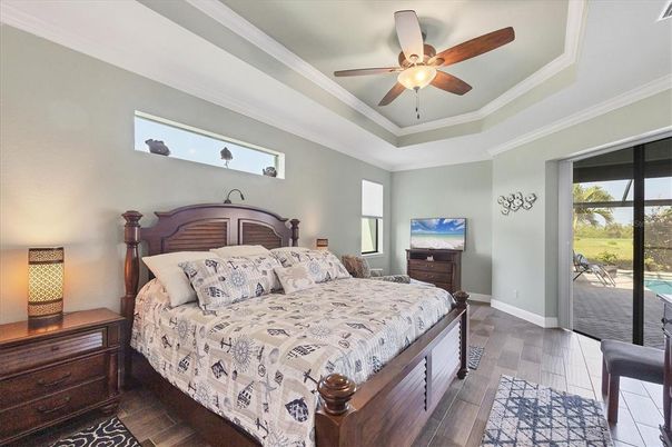 Bedroom, Interior, Wood Texture Flooring