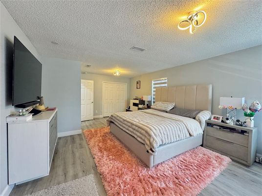Bedroom, Interior, Wood Texture Flooring