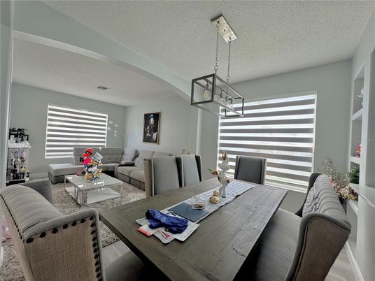 Dining room, Interior, Living room, Pendant Lights