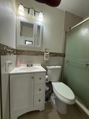 Bathroom, Glass Shower, Interior