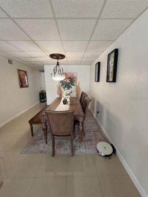 Dining room, Interior, Pendant Lights