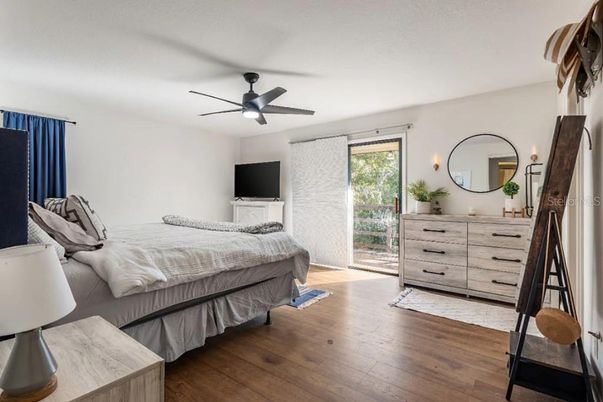 Bedroom, Interior, Wood Texture Flooring