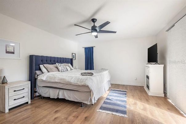Bedroom, Interior, Wood Texture Flooring