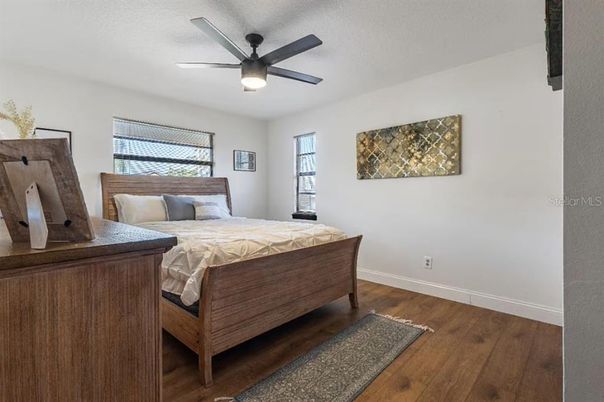 Bedroom, Interior, Wood Texture Flooring