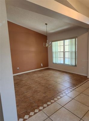 Chandelier, Empty room, Interior