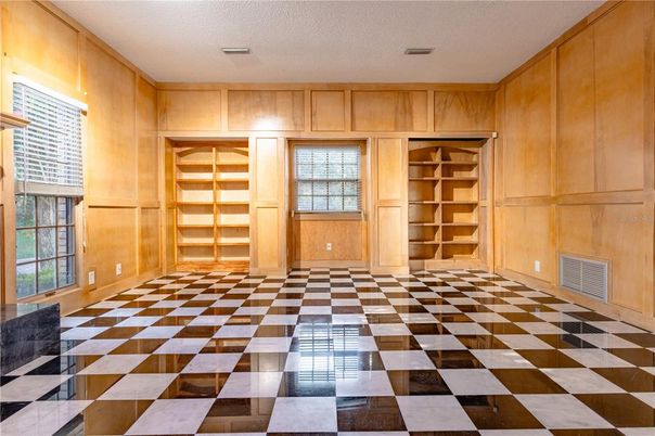 Empty room, Interior, Wooden Walls