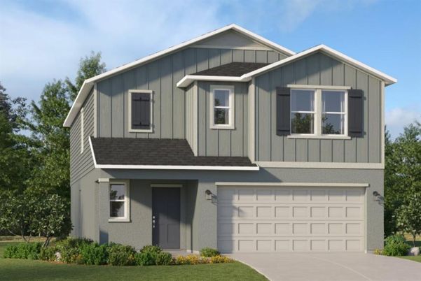 Attached, Exterior, Facade, Farmhouse