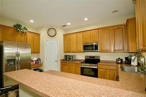 Interior, Kitchen, Recessed Lighting, Stainless Steel Appliances