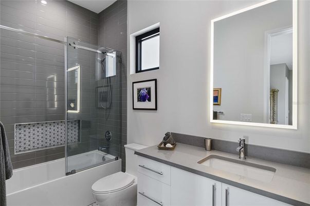 Bathroom, Glass Shower, Interior