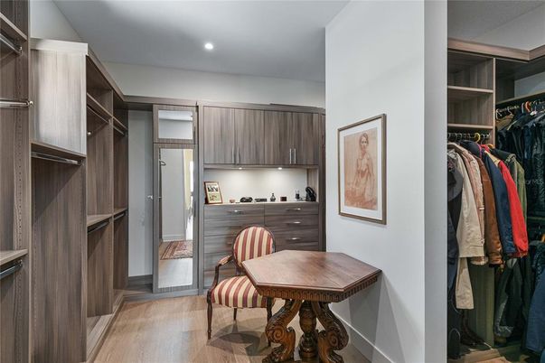 Interior, Recessed Lighting, Walk-in Closets, Wood Texture Flooring