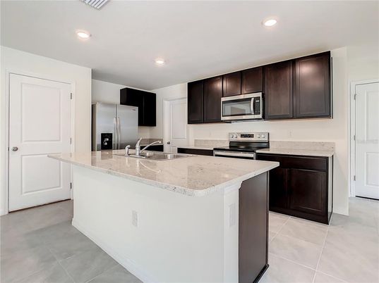 Interior, Kitchen, Recessed Lighting, Stainless Steel Appliances