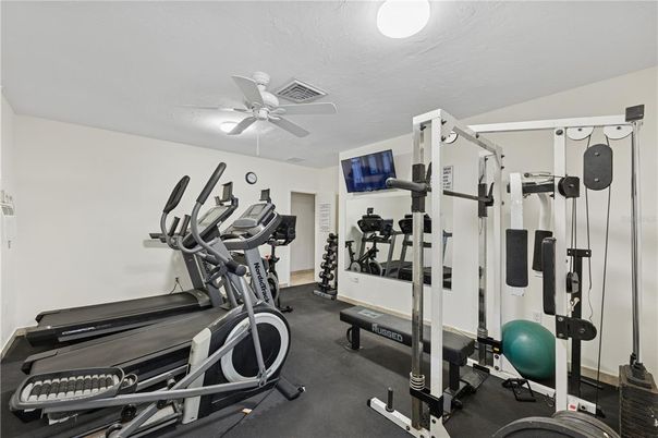 Fitness Equipment, Gym, Interior