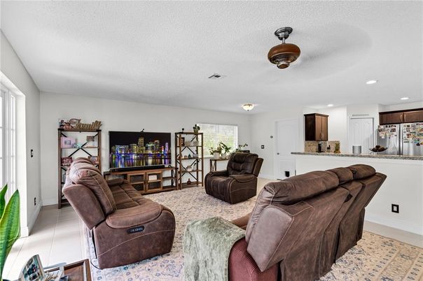 Interior, Kitchen, Living room, Recessed Lighting