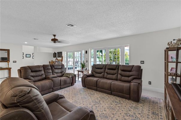 Interior, Living room, Recessed Lighting