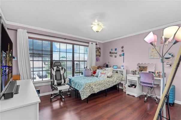Bedroom, Home Office, Interior, Wood Texture Flooring