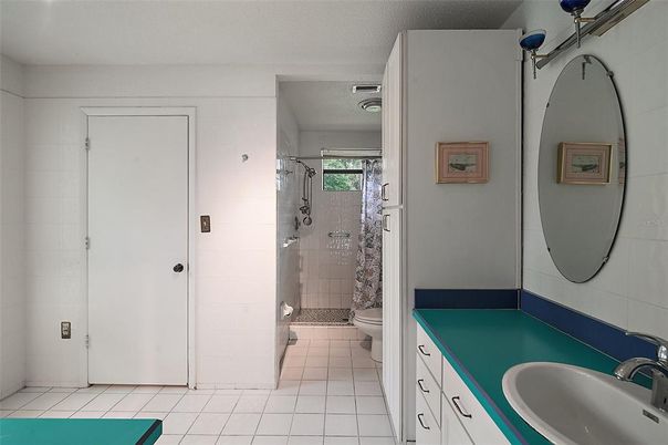 Bathroom, Dual Sink Vanities, Glass Shower, Interior