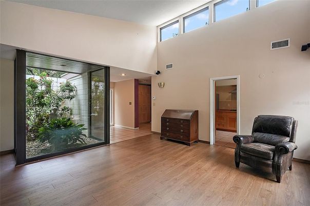 Interior, Recessed Lighting, Wood Texture Flooring
