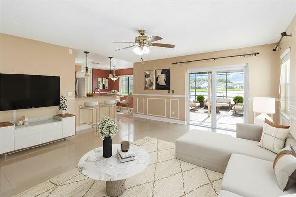 Dining room, Interior, Kitchen, Living room