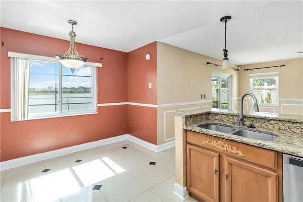 Interior, Kitchen, Pendant Lights, Water