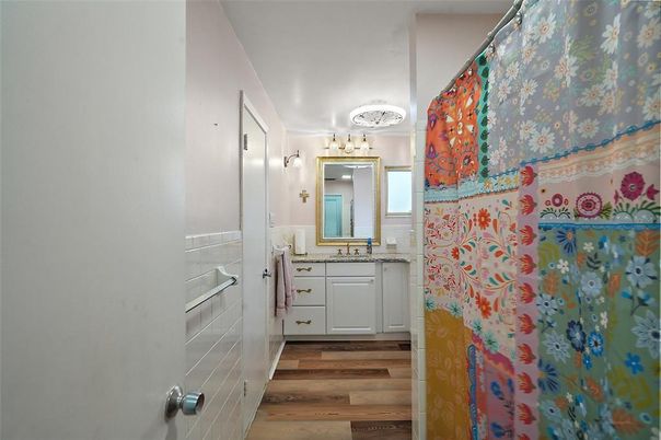 Bathroom, Interior, Wood Texture Flooring
