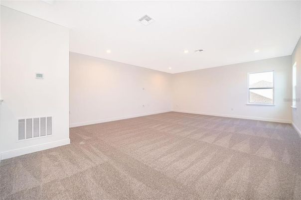 Empty room, Interior, Recessed Lighting