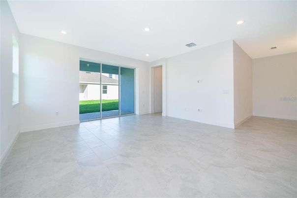 Empty room, Interior, Recessed Lighting