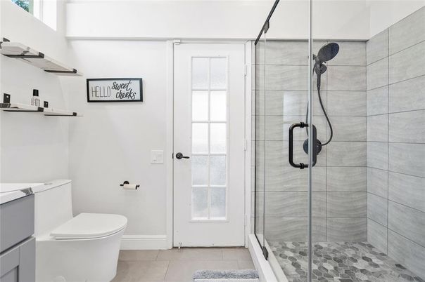 Bathroom, Glass Shower, Interior