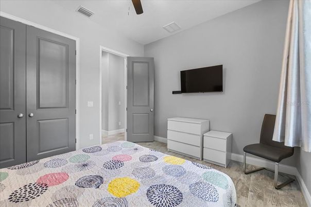 Bedroom, Interior, Wood Texture Flooring