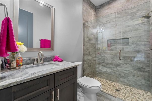 Bathroom, Glass Shower, Interior