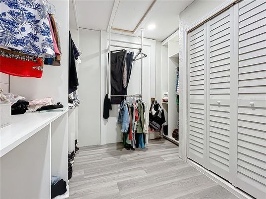 Interior, Recessed Lighting, Walk-in Closets, Wood Texture Flooring
