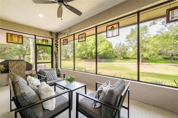 Interior, Living room, Recessed Lighting, Sun Room