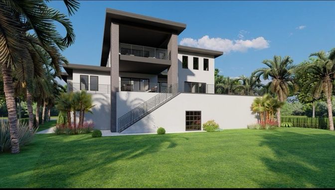 Backyard, Exterior, Facade, Modern
