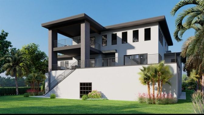 Backyard, Exterior, Facade, Modern