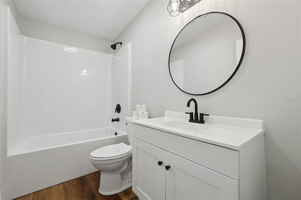 Bathroom, Interior, Wood Texture Flooring