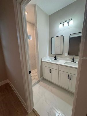 Bathroom, Dual Sink Vanities, Interior, Marble