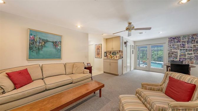 Interior, Living room, Recessed Lighting