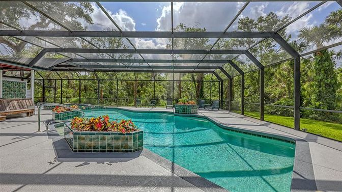 Glass Ceilings, Interior, Pool, Sun Room