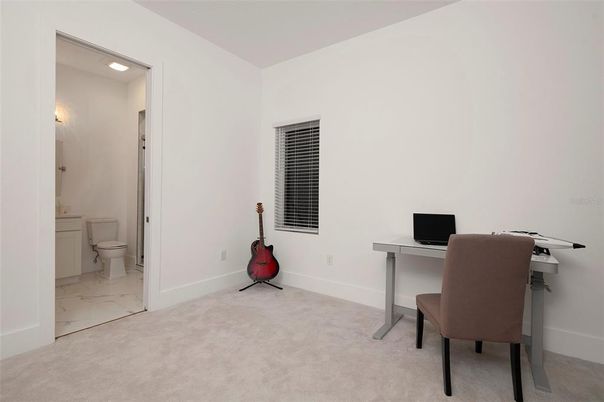 Bathroom, Home Office, Interior, Marble, Recessed Lighting