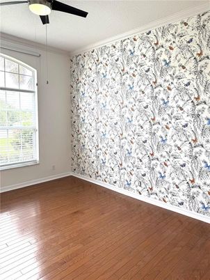 Empty room, Interior, Wood Texture Flooring