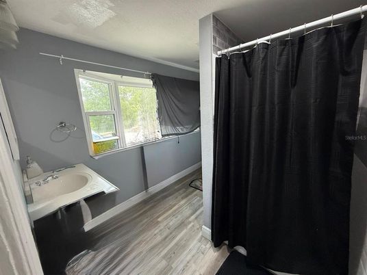 Bathroom, Interior, Wood Texture Flooring