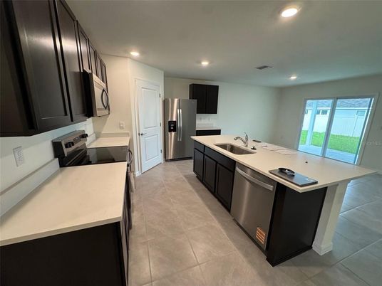 Interior, Kitchen, Recessed Lighting, Stainless Steel Appliances