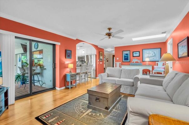 Interior, Kitchen, Living room, Wood Texture Flooring