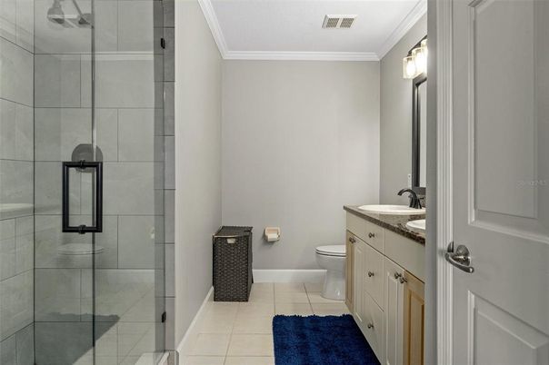 Bathroom, Glass Shower, Interior