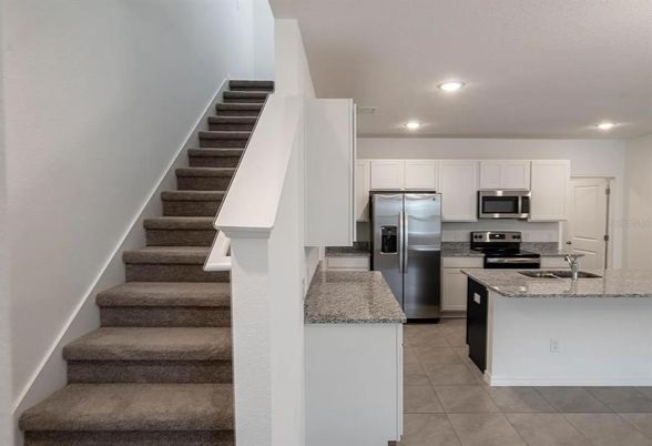 Interior, Kitchen, Recessed Lighting, Stainless Steel Appliances