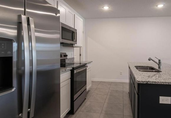 Interior, Kitchen, Recessed Lighting, Stainless Steel Appliances