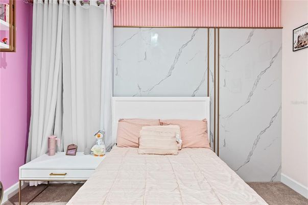 Bedroom, Interior, Marble Walls