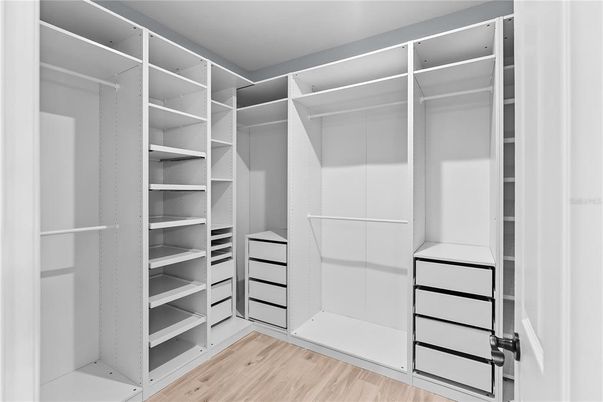 Interior, Walk-in Closets, Wood Texture Flooring